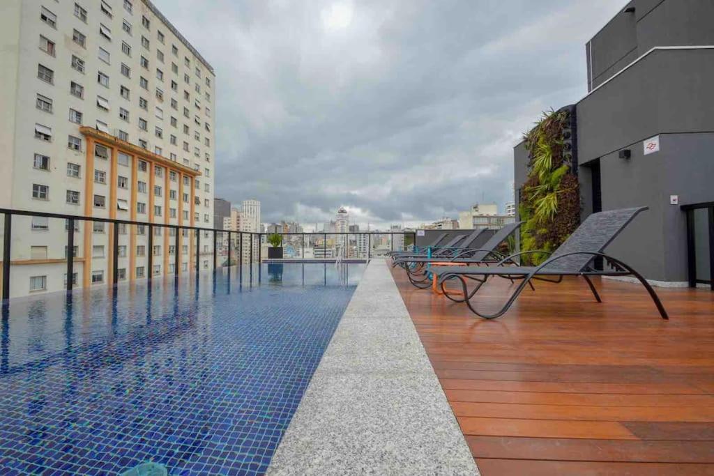 Ferienwohnung Studio Lindo Ao Lado Do Metro Santa Cecilia São Paulo Exterior foto
